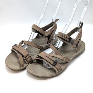 Merrell Siren Strap Q2 Tan Brindle Nubuck Adjustable Strap Sandals Womens Size 8